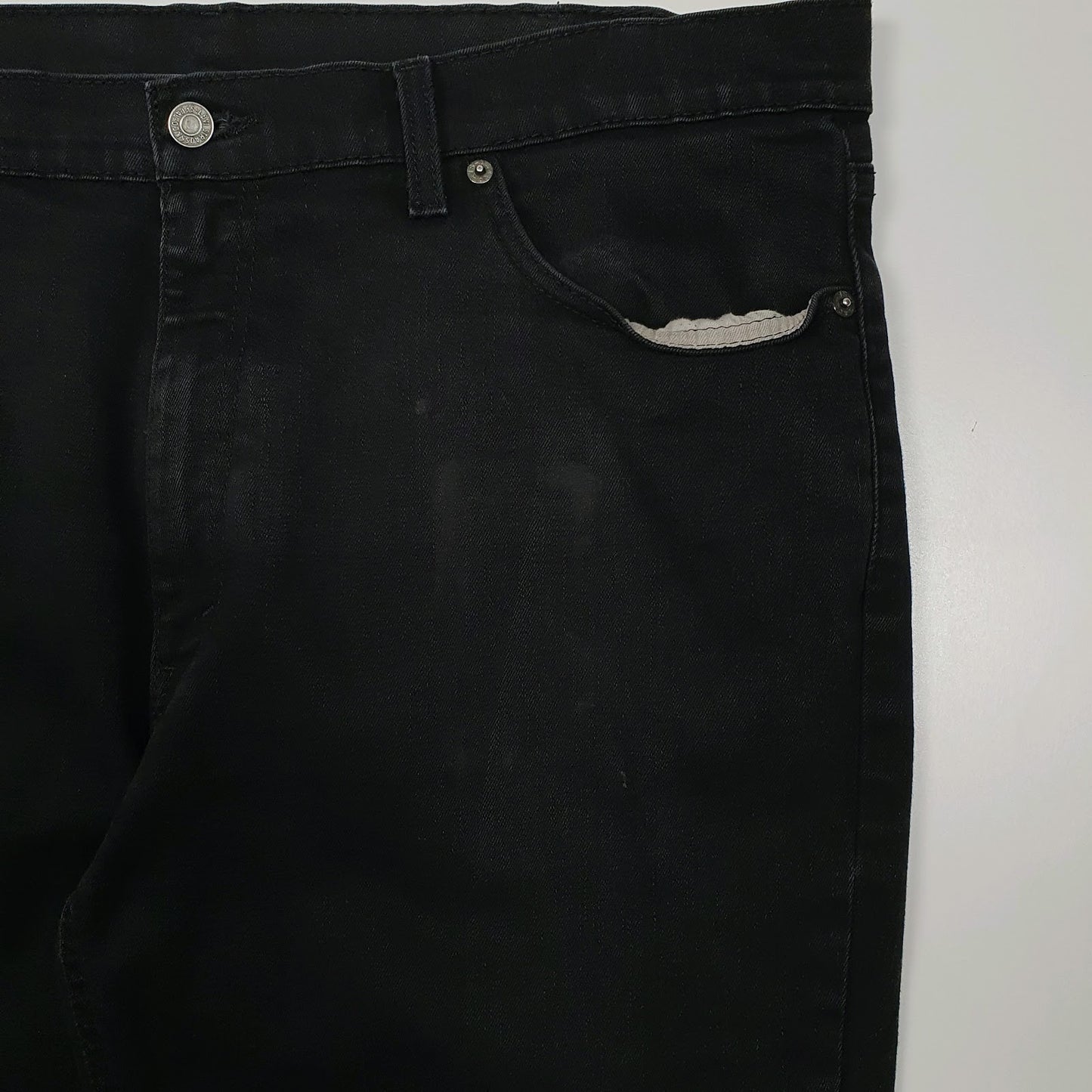 Mens Black Levis   Jeans