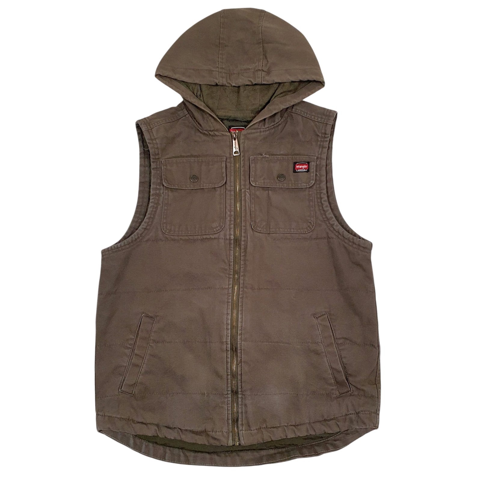 Mens Green Wrangler Workwear  Coat