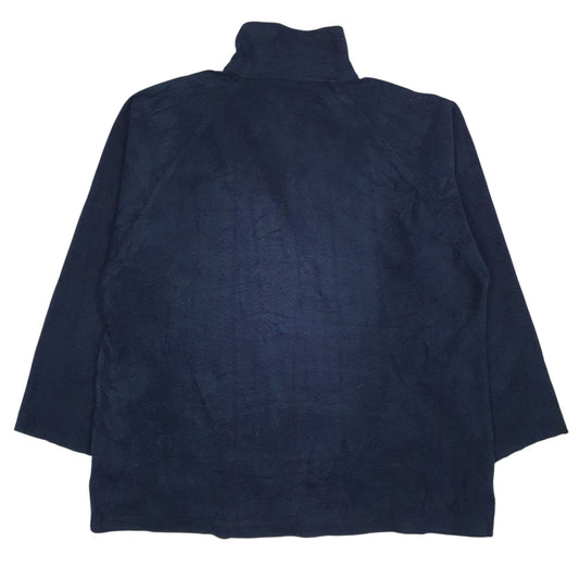Mens Navy Kappa  Quarter Zip Jumper