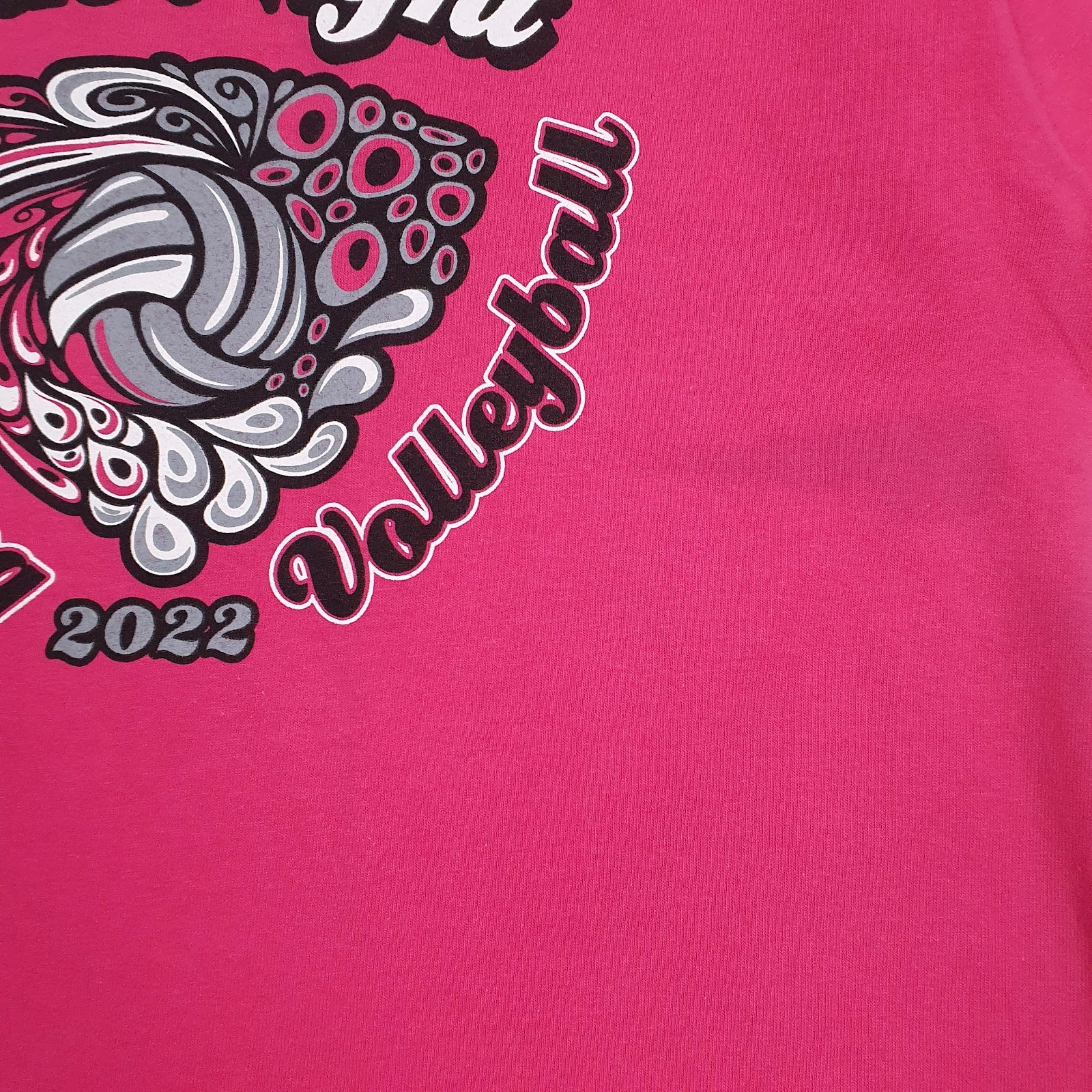 Mens Pink Gildan Pink Night Volleyball  T Shirt