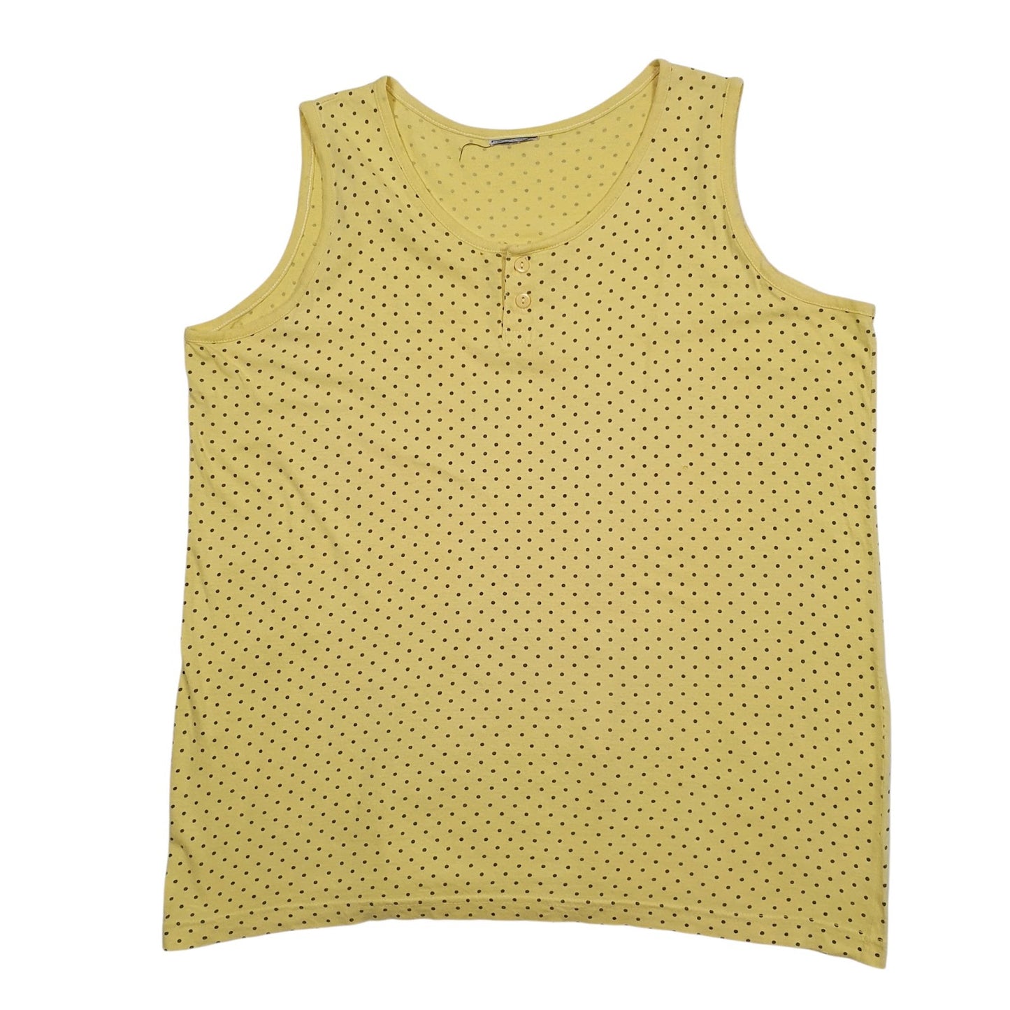 Womens Yellow Unbranded Vest Sleeveless T Shirt
