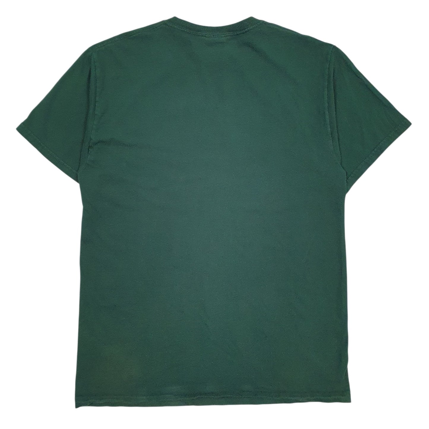 Mens Green Fruit Of The Loom Spartans  T Shirt