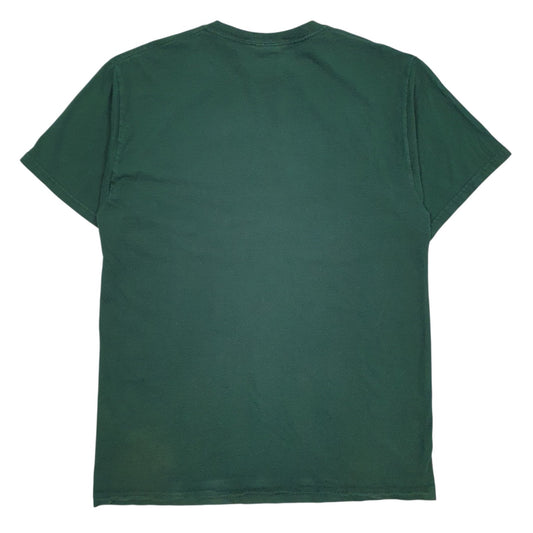 Mens Green Fruit Of The Loom Spartans  T Shirt