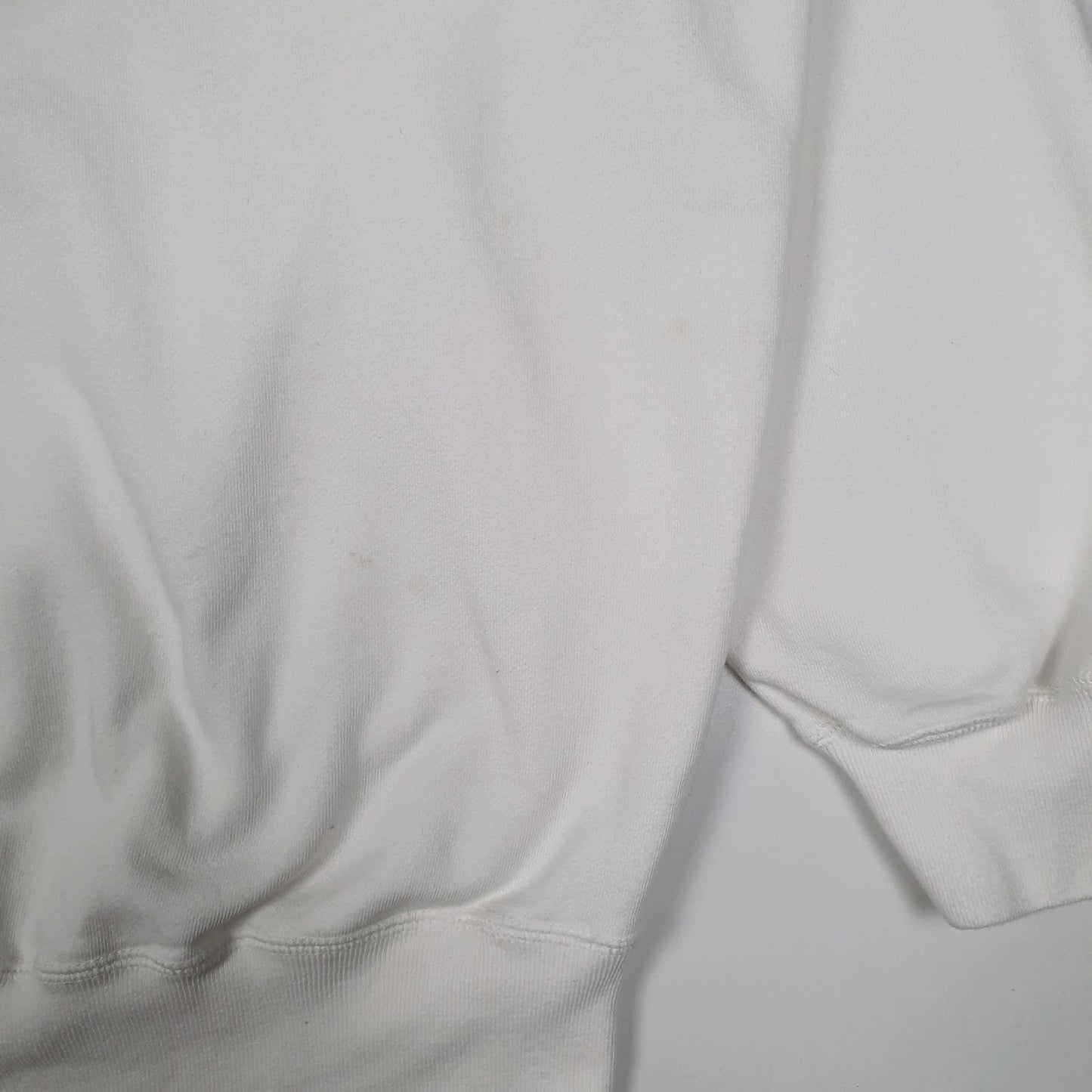 Mens White Polo Ralph Lauren Vintage 90s Crewneck Jumper