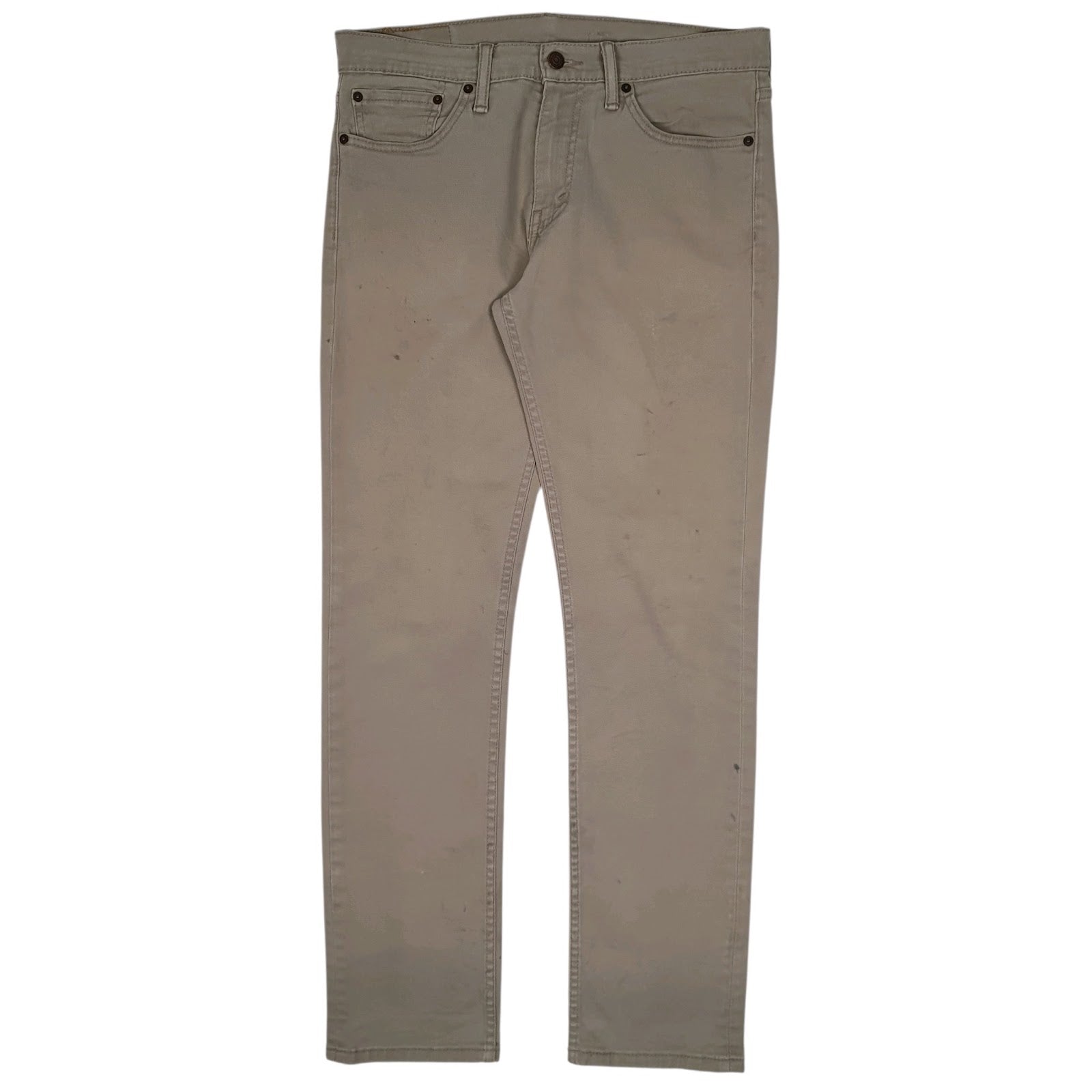 Mens Beige Levis 511 Chino Trousers