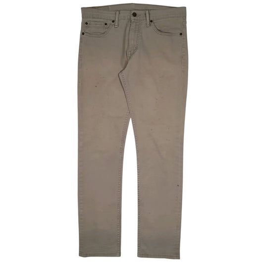 Mens Beige Levis 511 Chino Trousers