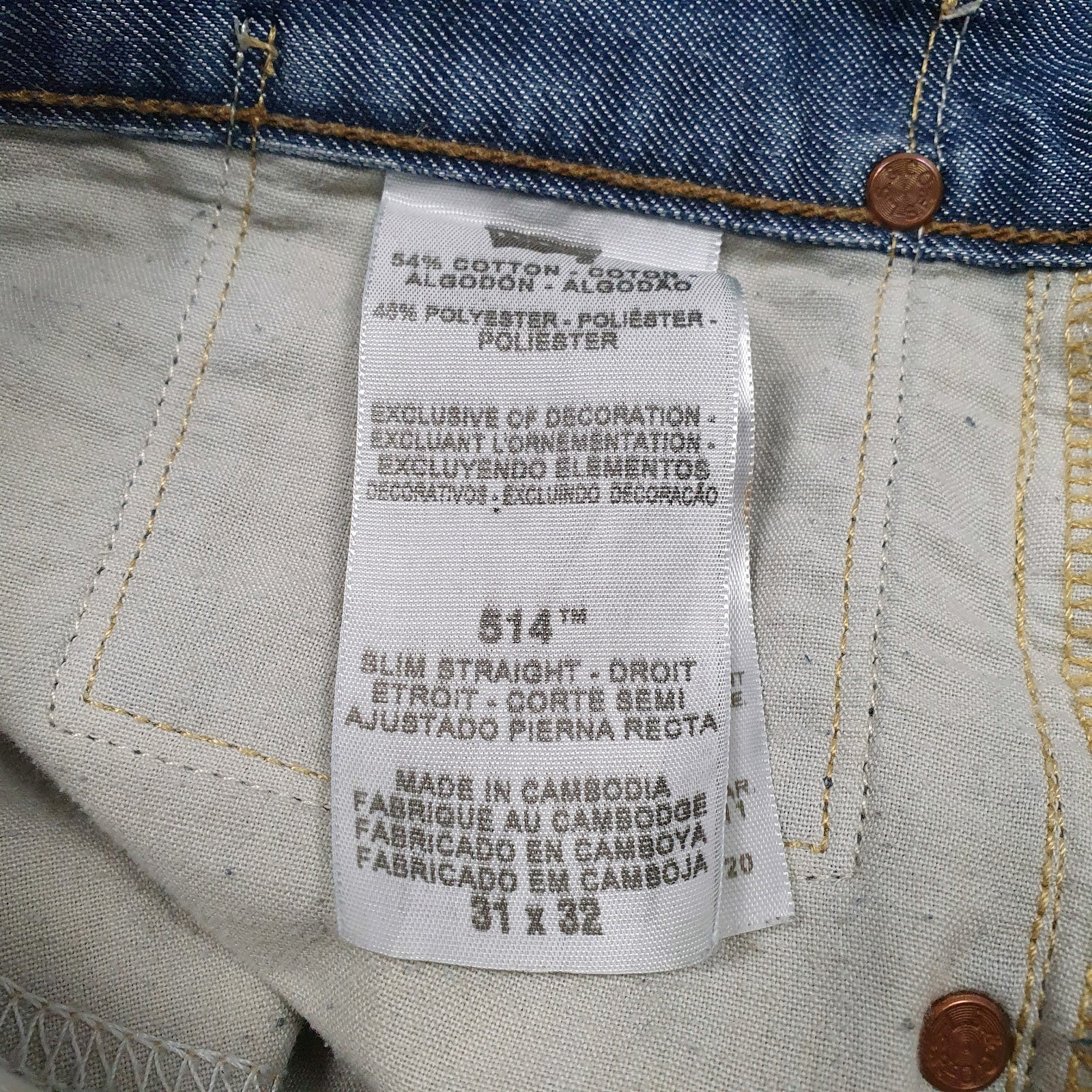 Mens Blue Levis   Jeans