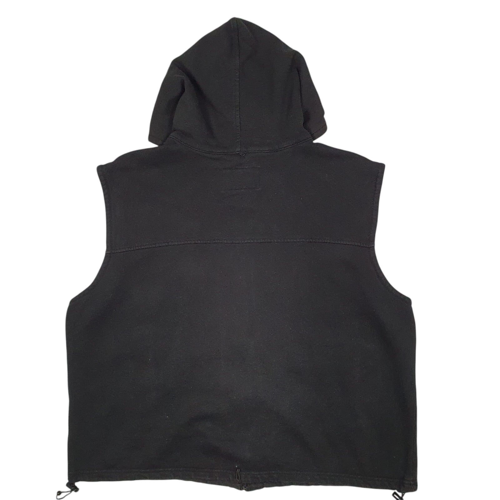 Mens Black Harley Davidson Hoodie Gilet Jumper
