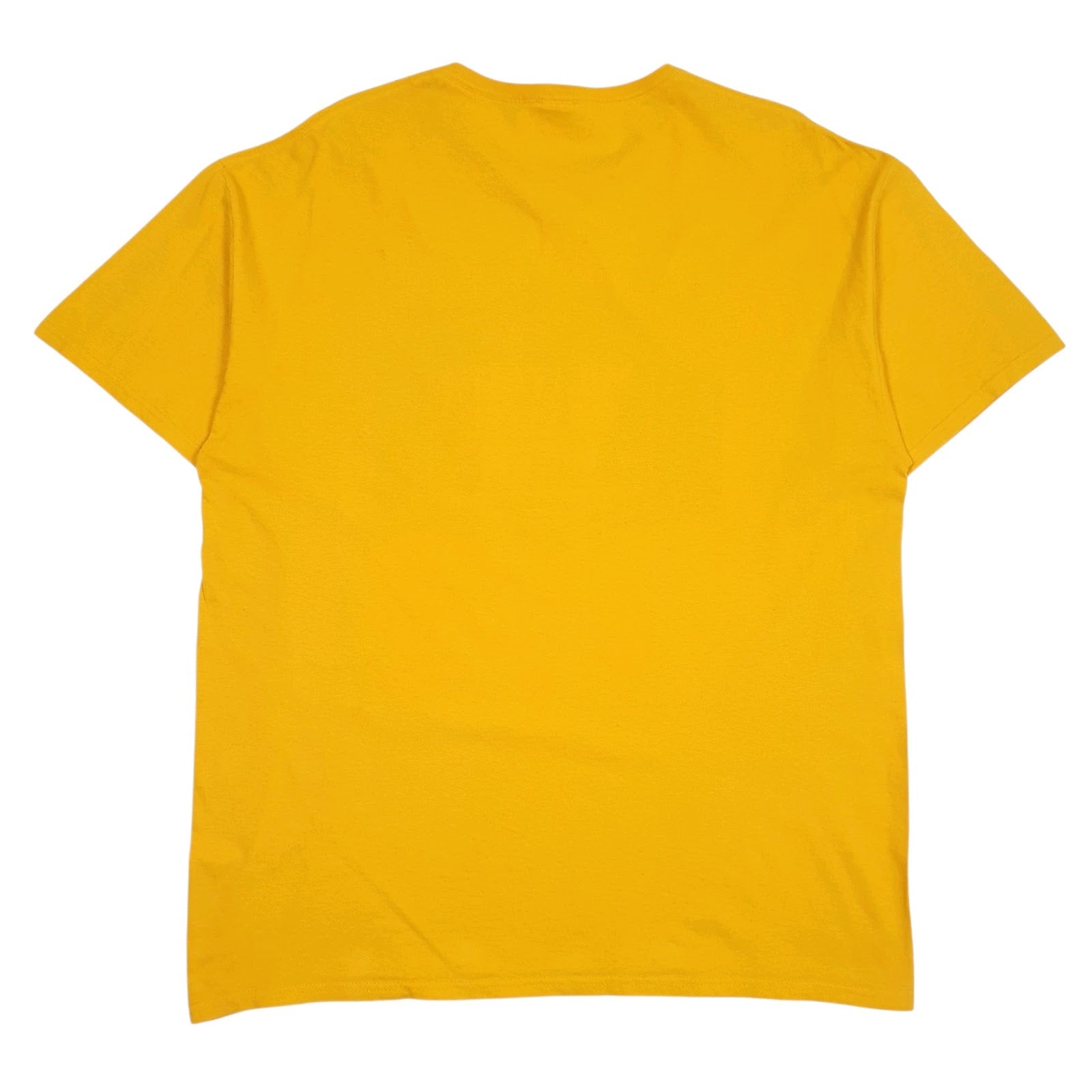 Mens Yellow Fruit Of The Loom   T Shirt
