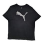 Mens Black Puma  Short Sleeve T Shirt