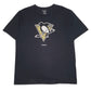 Mens Black Reebok NHL Pittsburgh Penguins Short Sleeve T Shirt