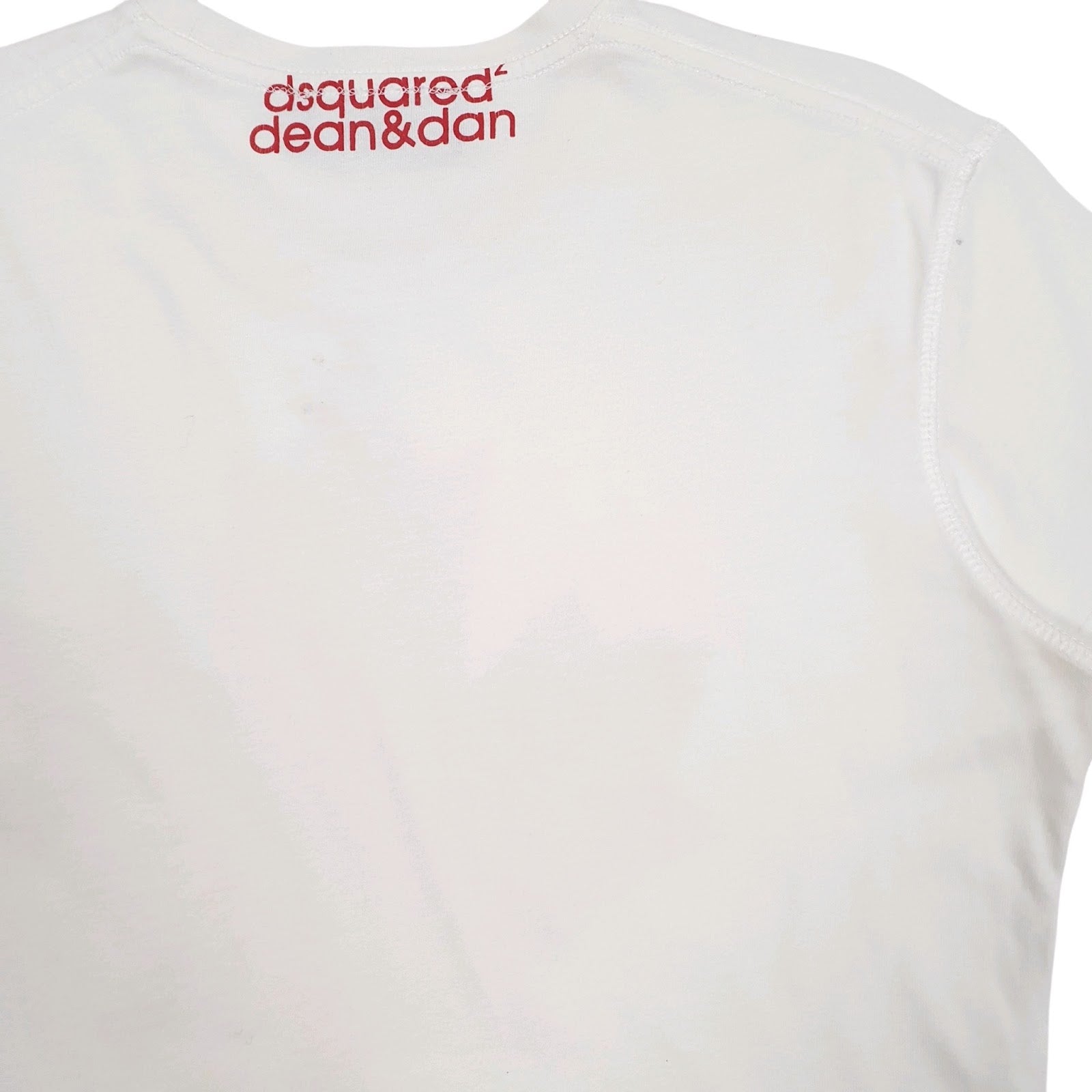 Mens White Dsquared2 Canada's Twins Made In Italy  T Shirt