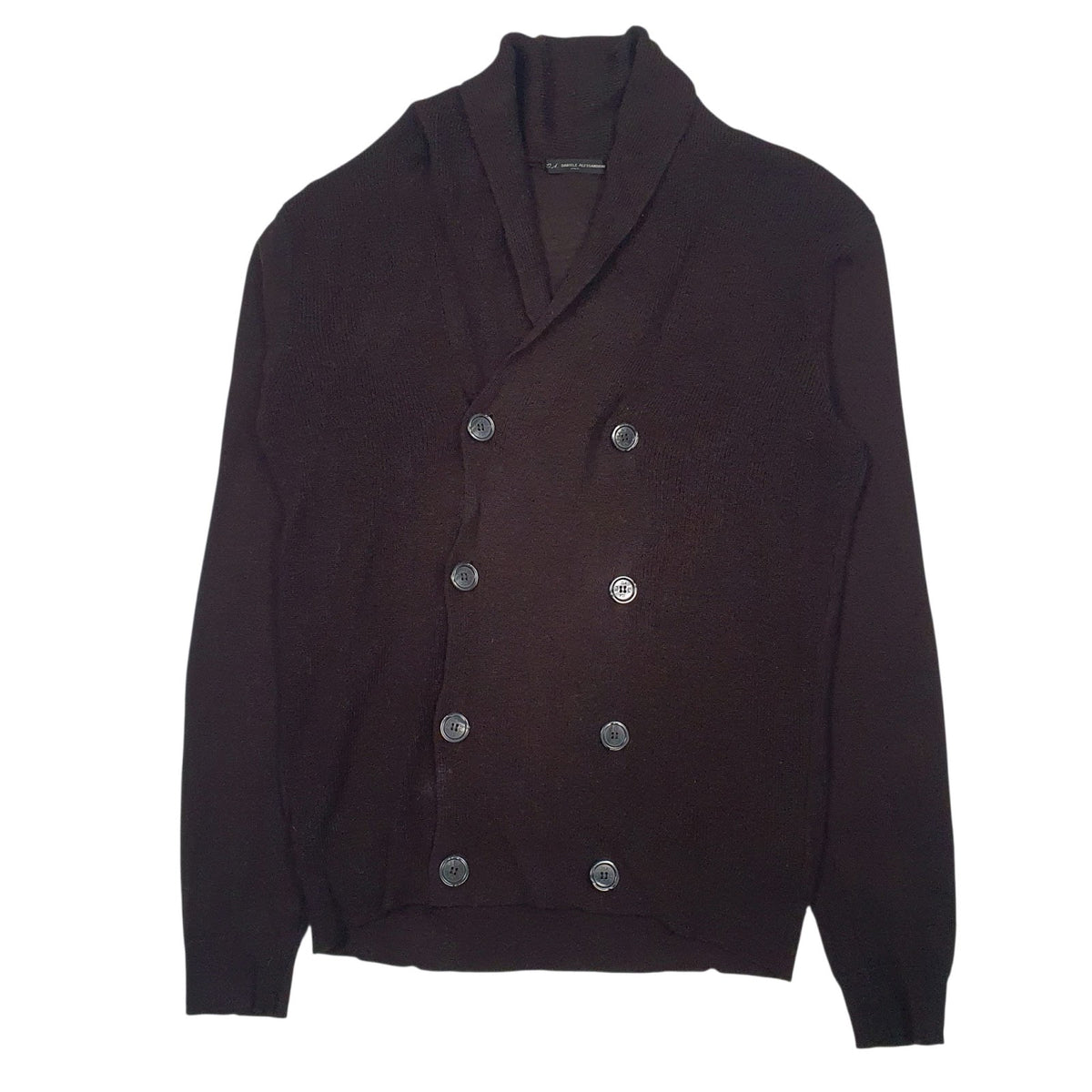 Mens Brown Daniele Alessandrini  Cardigan Jumper