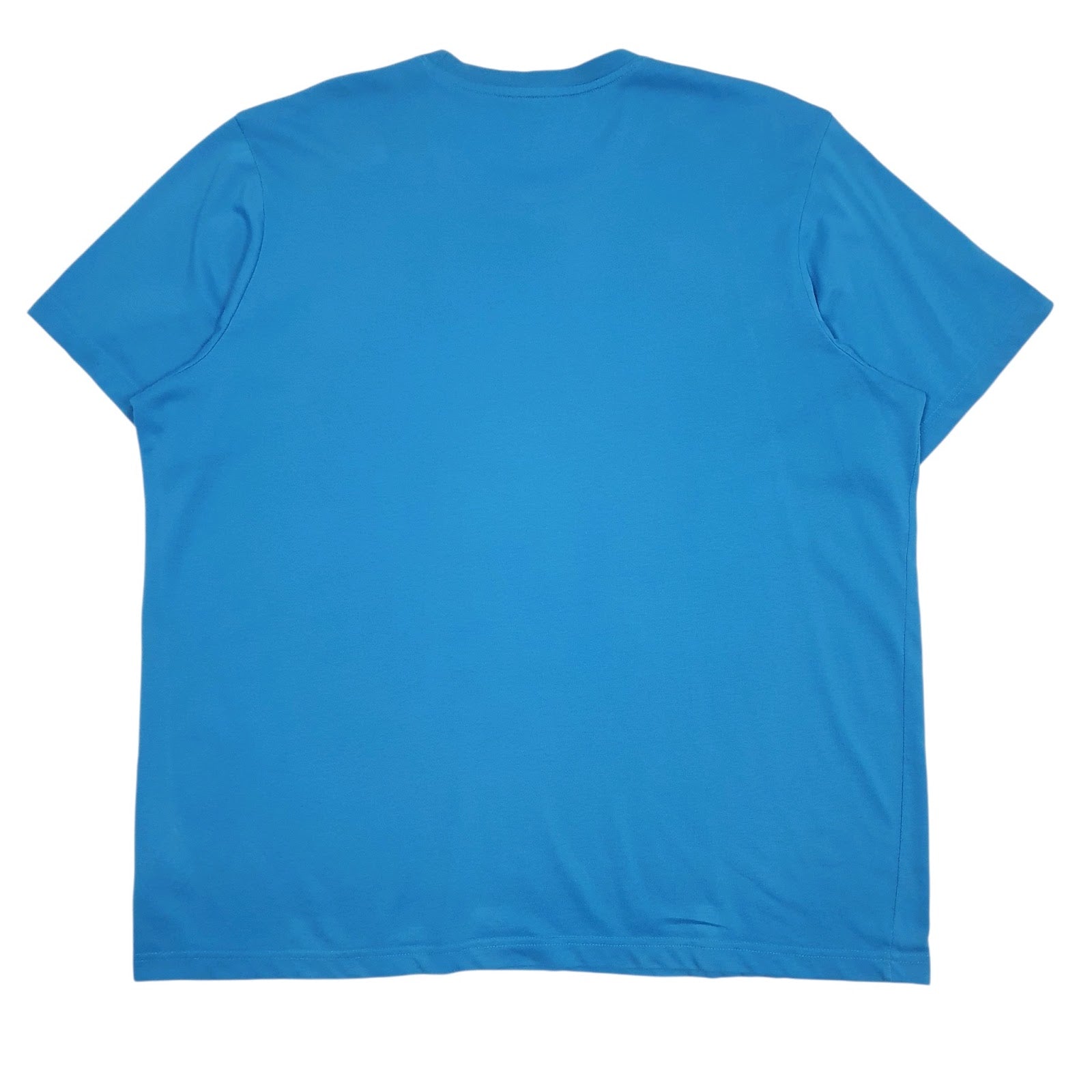 Mens Blue Adidas Spellout Climalite  T Shirt