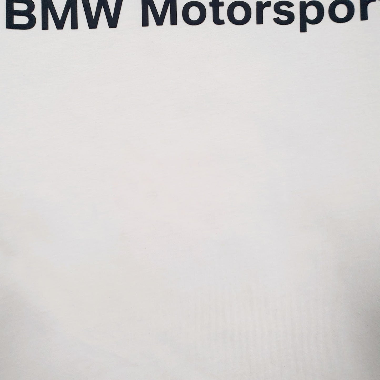 Mens White Puma BMW Motorsport Crewneck Jumper