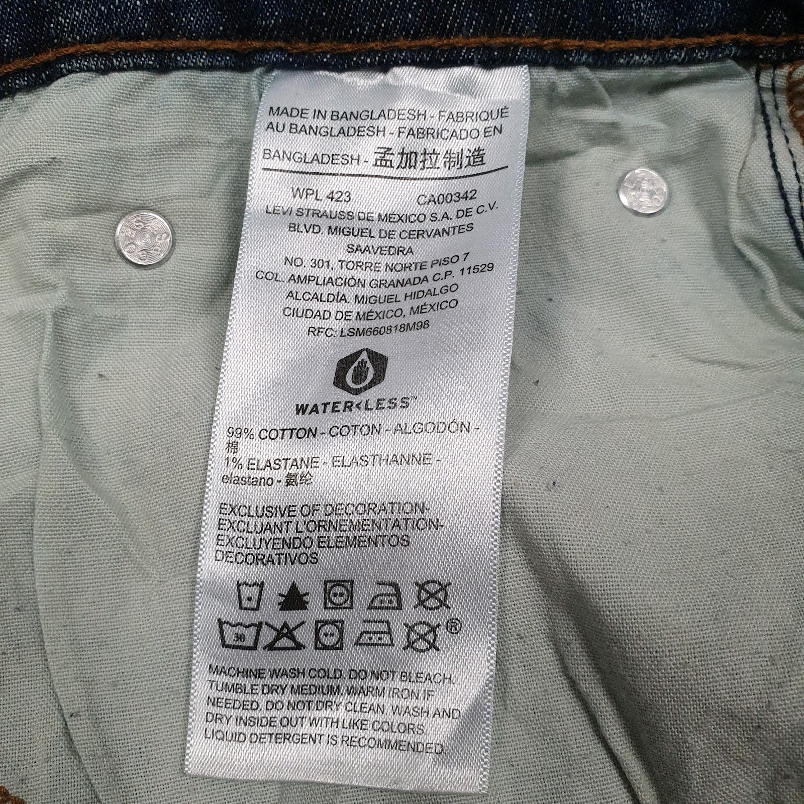 Mens Blue Levis   Jeans