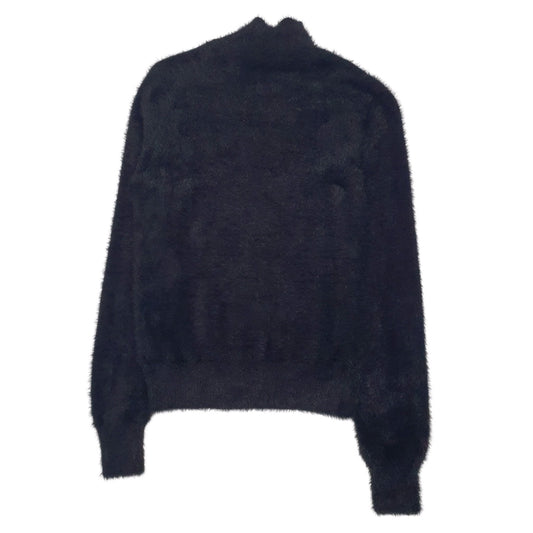 Womens Black Zara Fluffy Crewneck Jumper