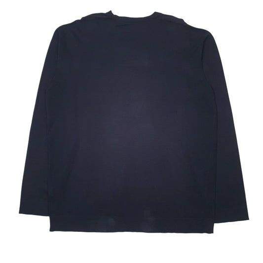 Mens Navy Ermenegildo Zegna Sport Crewneck Jumper