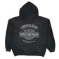 Mens Black Harley Davidson Coronado Beach Hoodie Jumper
