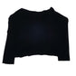 Womens Black Unbranded Baggy Oversized Cardigan Jumper