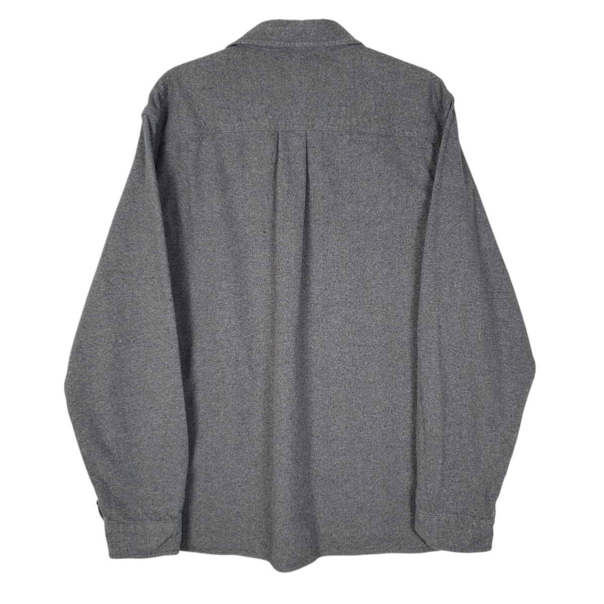 Mens Grey Eddie Bauer Thick Chamois  Shirt