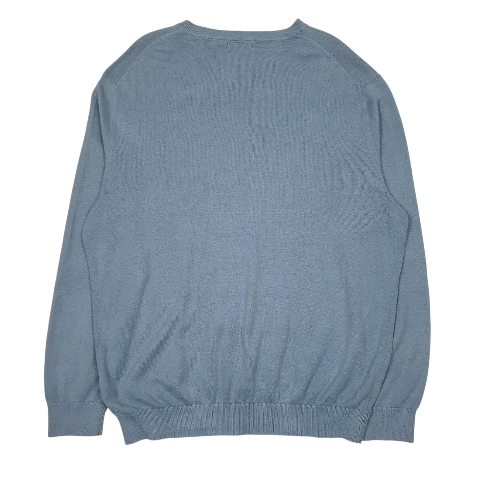 Mens Blue Nautica  V Neck Jumper