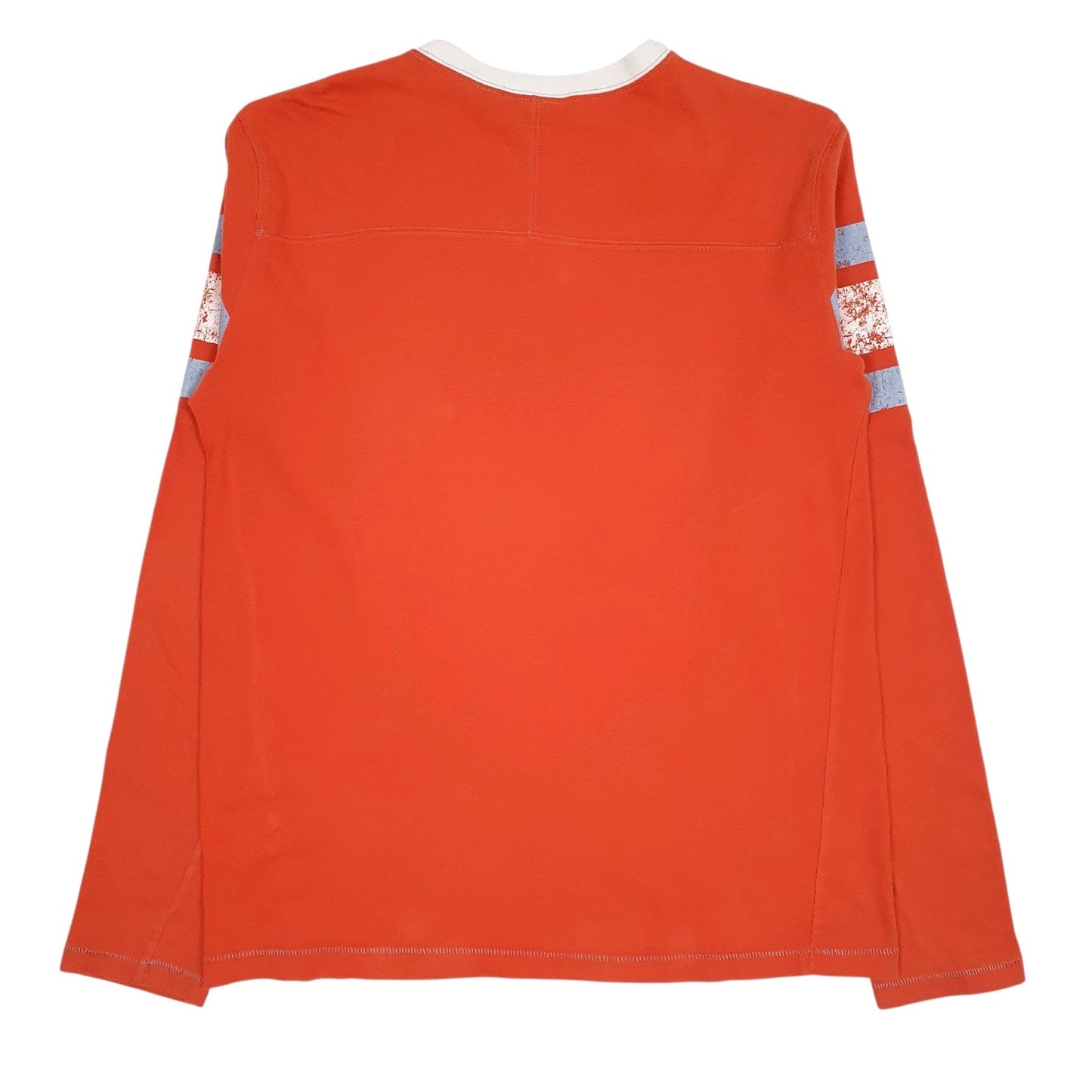 Mens Orange Woolrich Spellout  T Shirt