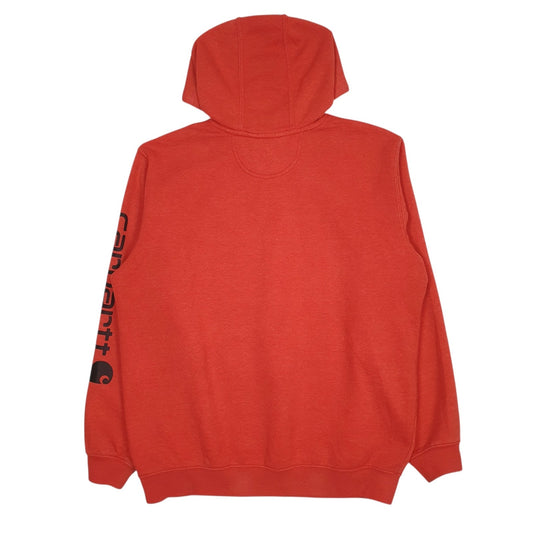 Mens Red Carhartt  Hoodie Jumper