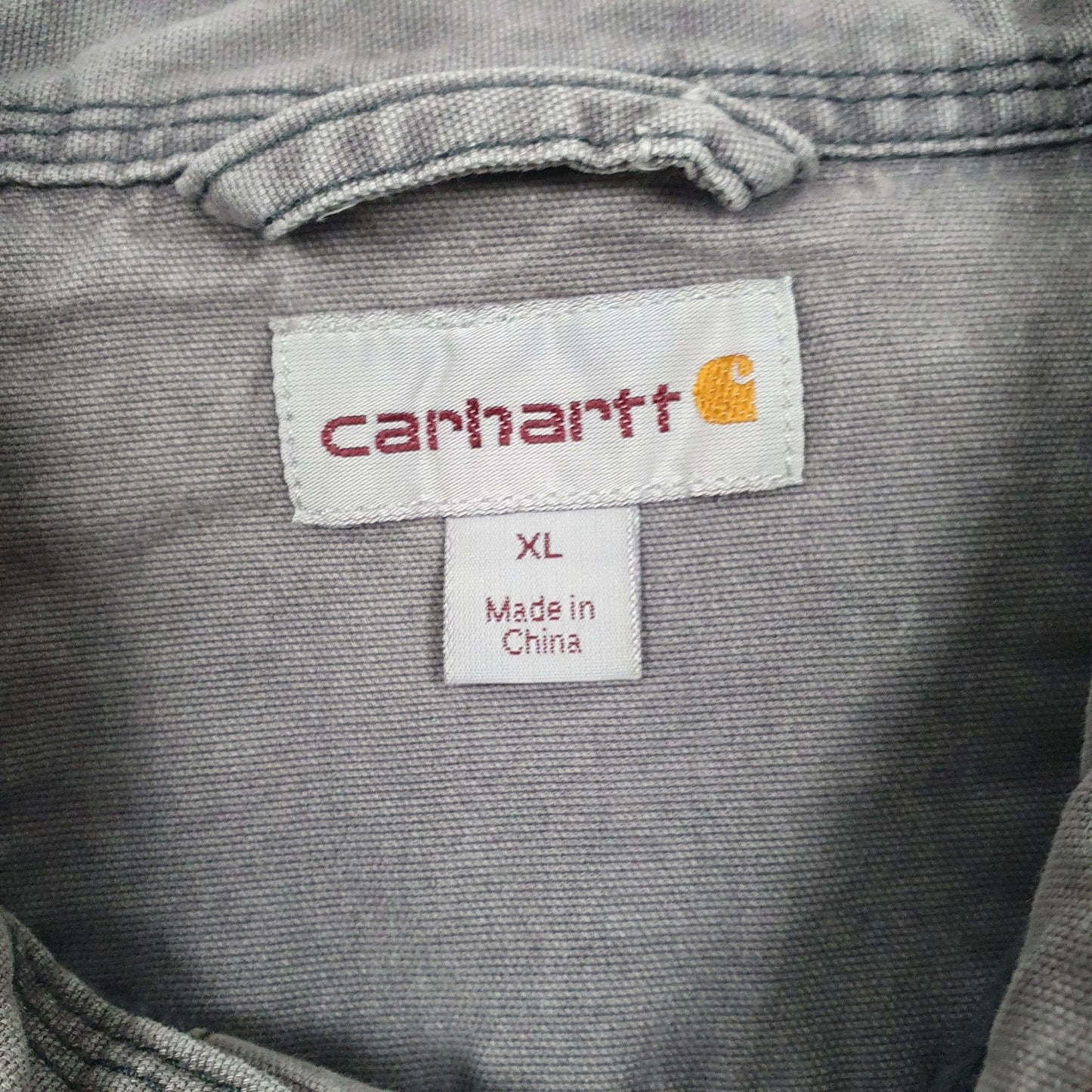 Mens Grey Carhartt Workwear Blanket Lined  Coat