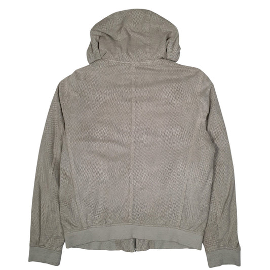 Mens Grey Levis Mesh Hoodie  Coat
