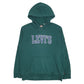 Mens Green Levis Spellout Hoodie Jumper