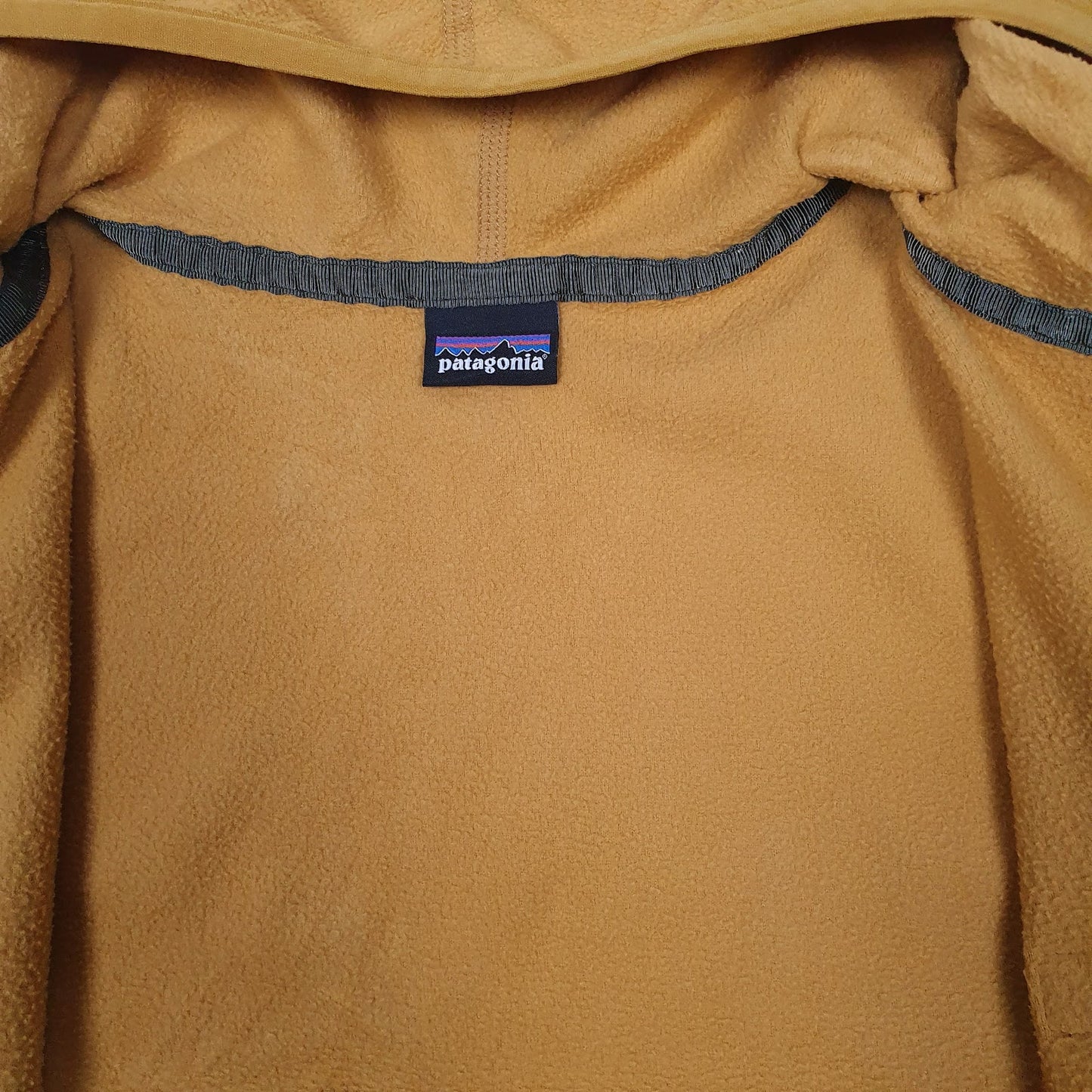 Womens Yellow Patagonia Hoodie Full Zip Jumper