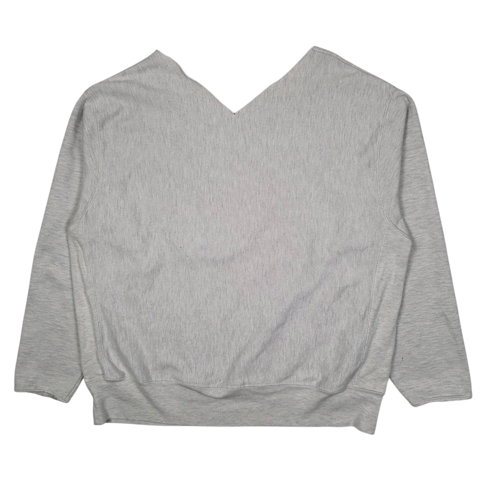 Mens Grey Champion Reverse Weave Crewneck Jumper