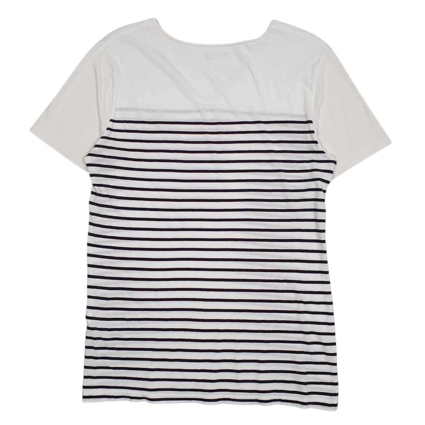 Mens White All Saints   T Shirt