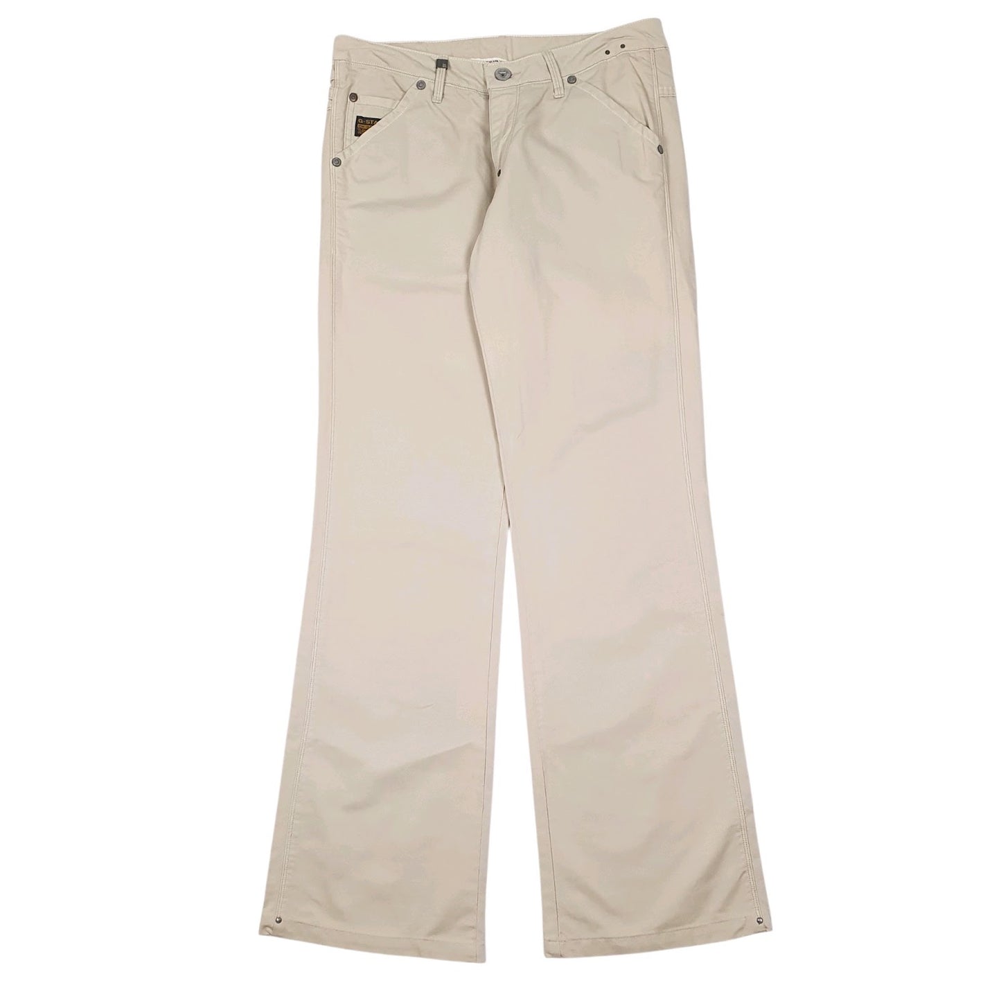 Mens Beige G-Star  Chino Trousers