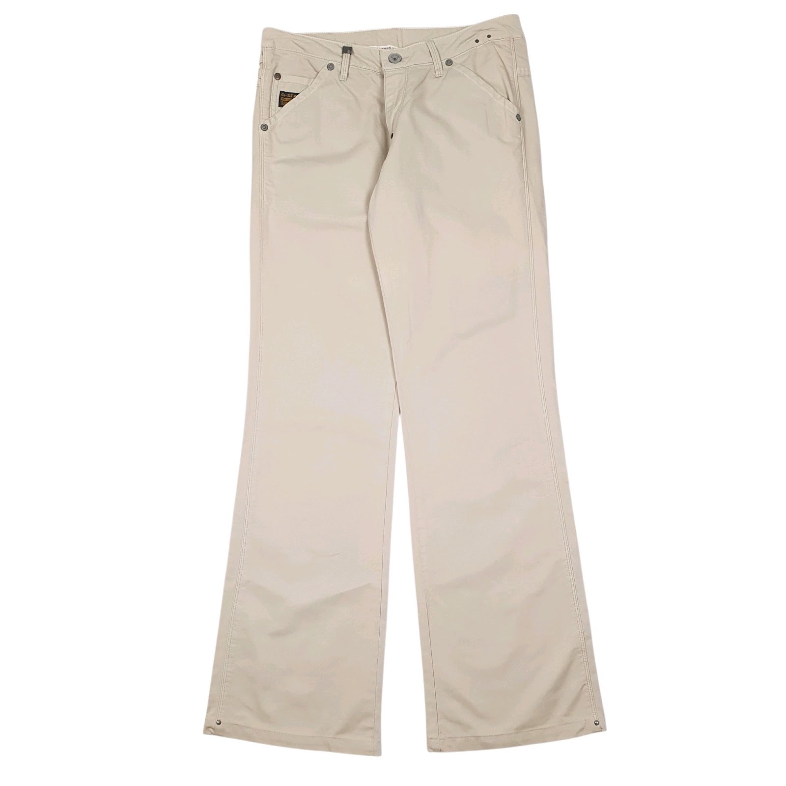 Mens Beige G-Star  Chino Trousers