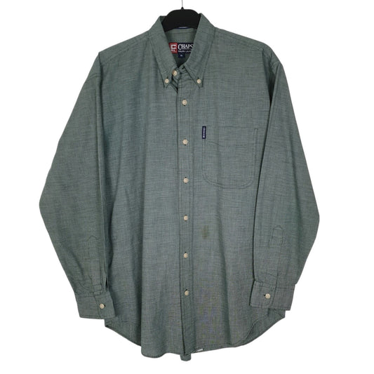 Mens Green Ralph Lauren Vintage 90s Long Sleeve Shirt