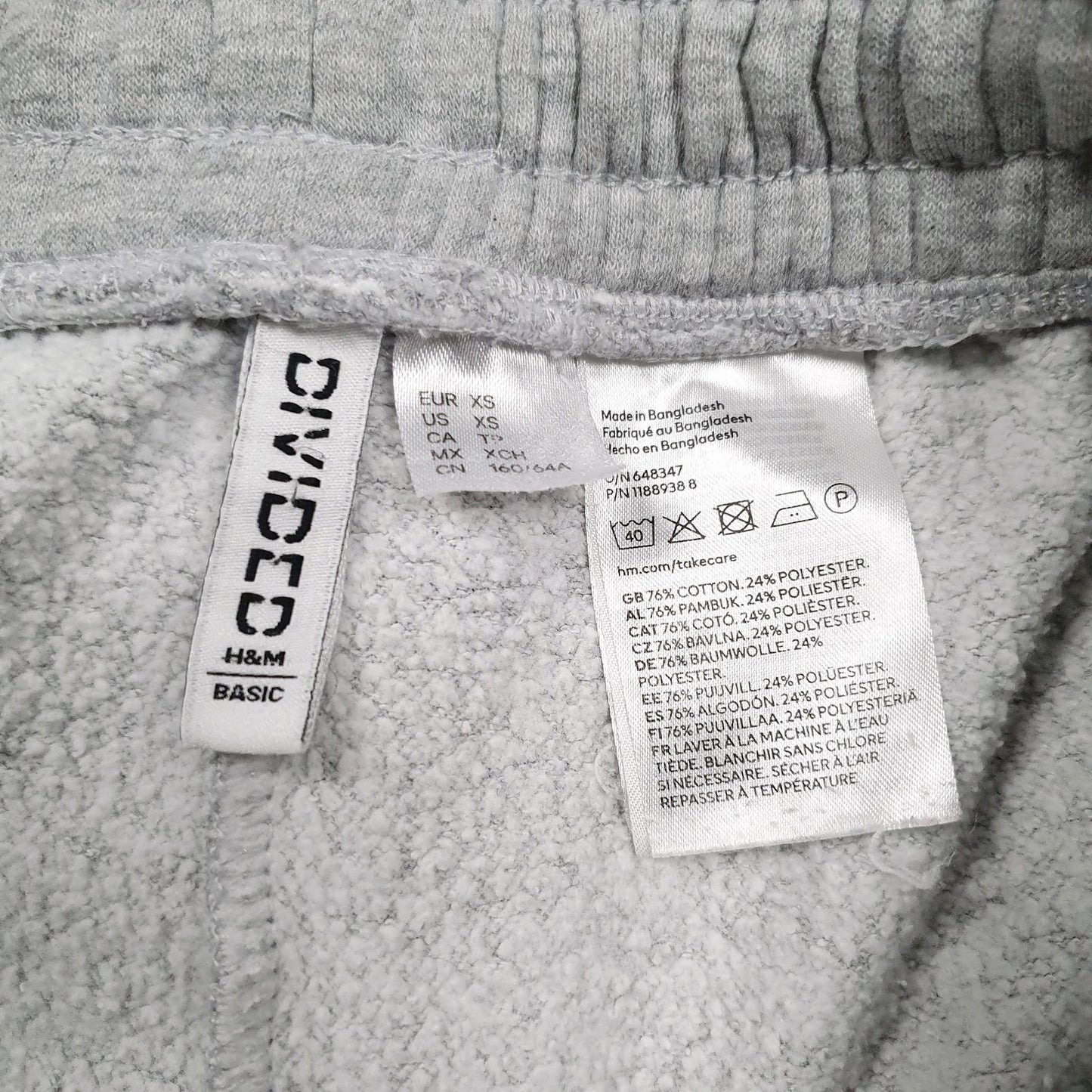 Womens Grey H&M Baggy  Trousers