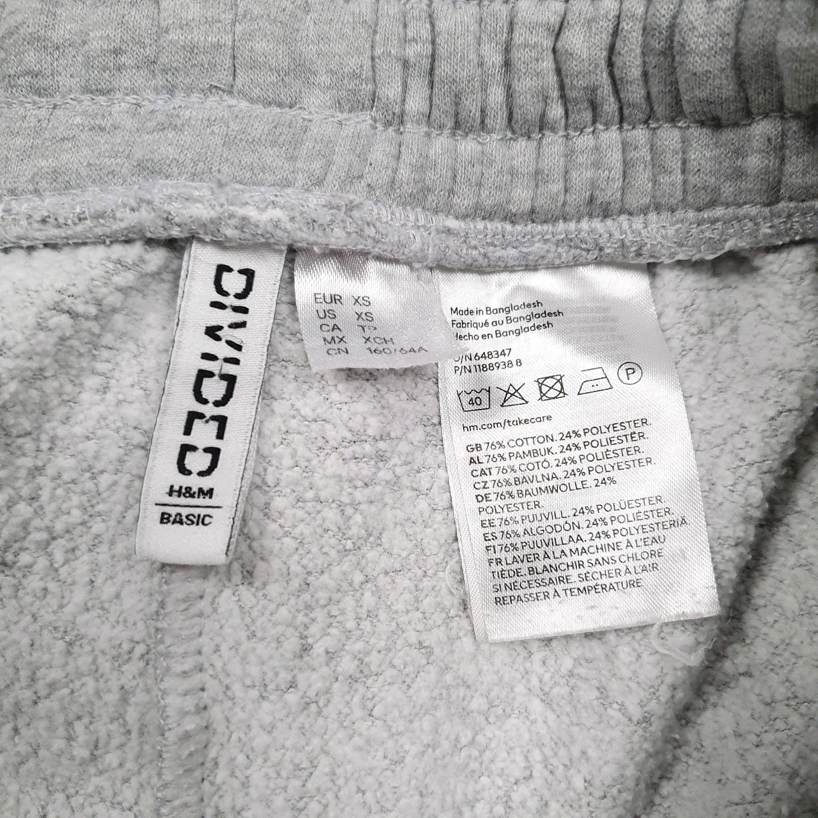 Womens Grey H&M Baggy  Trousers