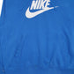 Mens Blue Nike Spellout Hoodie Jumper