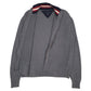Mens Grey Tommy Hilfiger Heavy Knitwear Full Zip Jumper