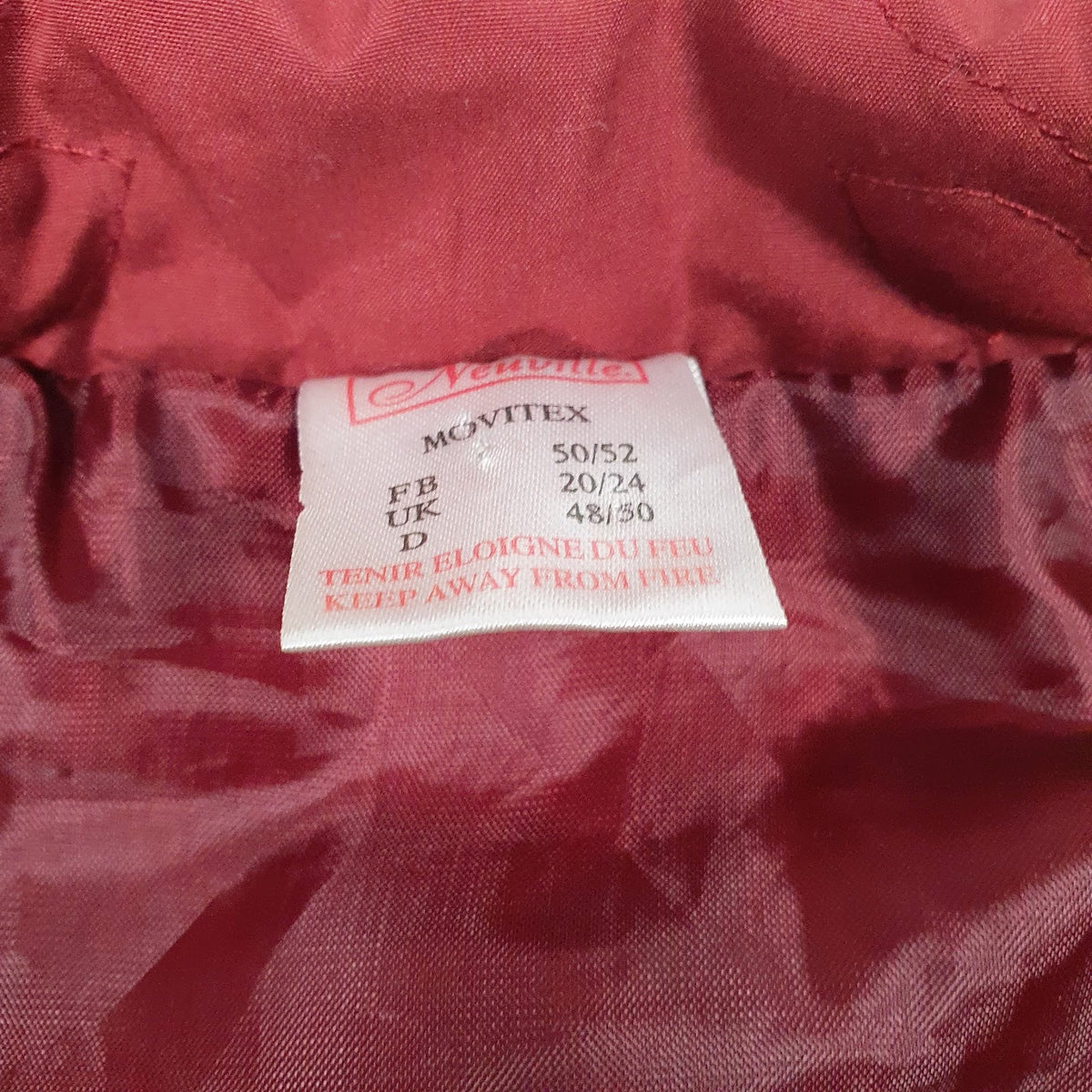 Womens Red Claire Neuville Padded  Coat