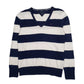 Mens Navy Tommy Hilfiger  V Neck Jumper