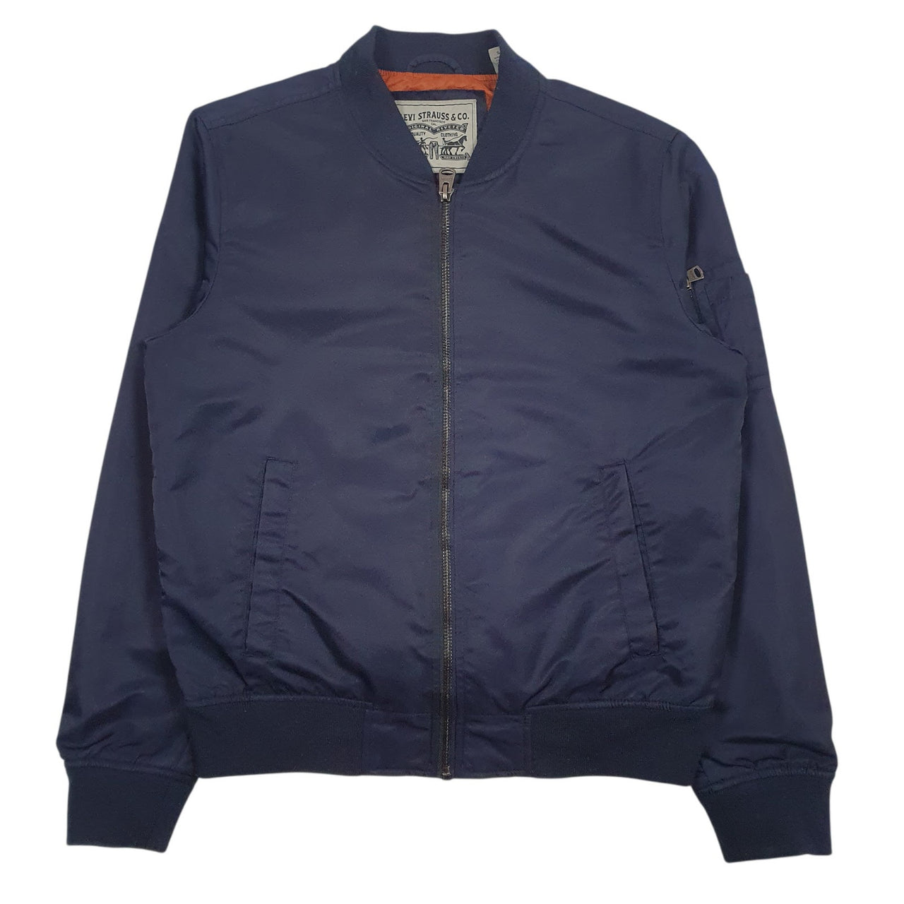 Mens Navy Levis   Coat