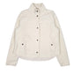 Womens Cream Barbour Button Up Full Zip Jumper