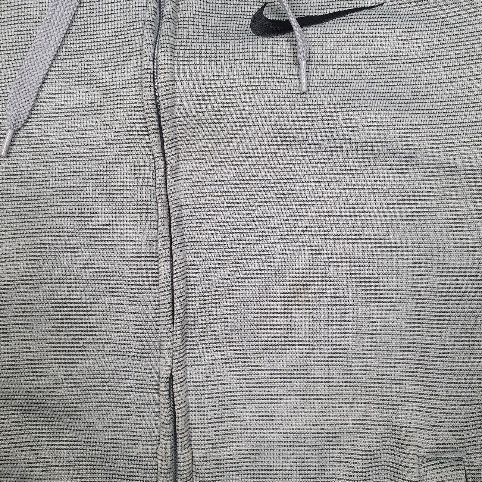 Mens Grey Nike Hoodie Full Zip Jumper