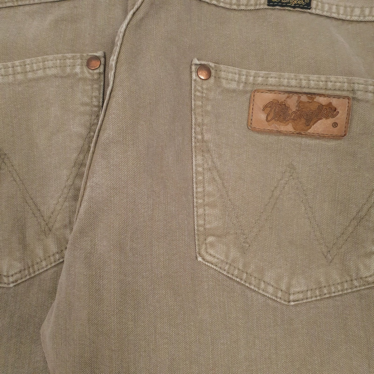 Mens Brown Wrangler Vintage  Jeans