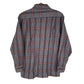 Mens Blue Iberia Vintage Flannel  Shirt