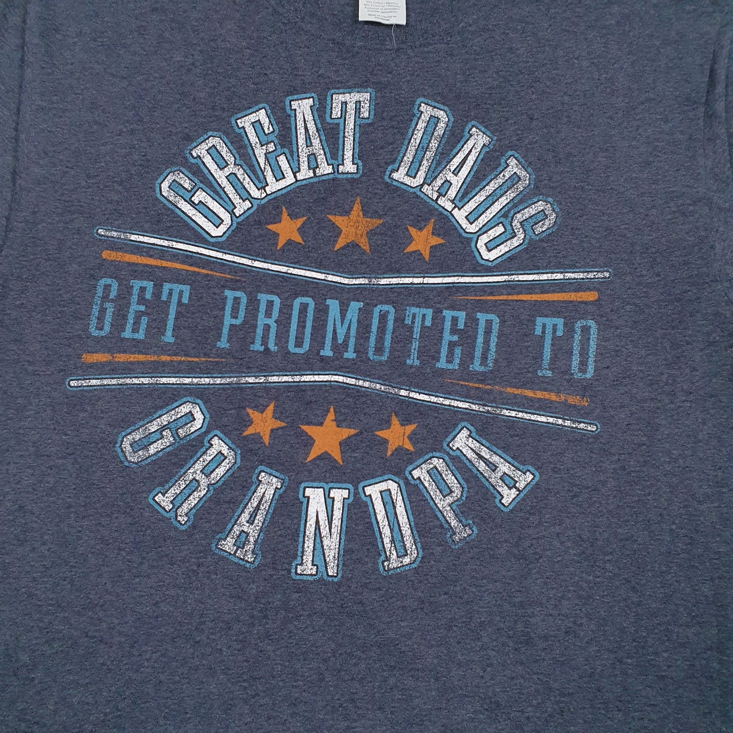Mens Grey Dad   T Shirt
