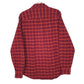 Mens Red L.L.Bean Flannel  Shirt